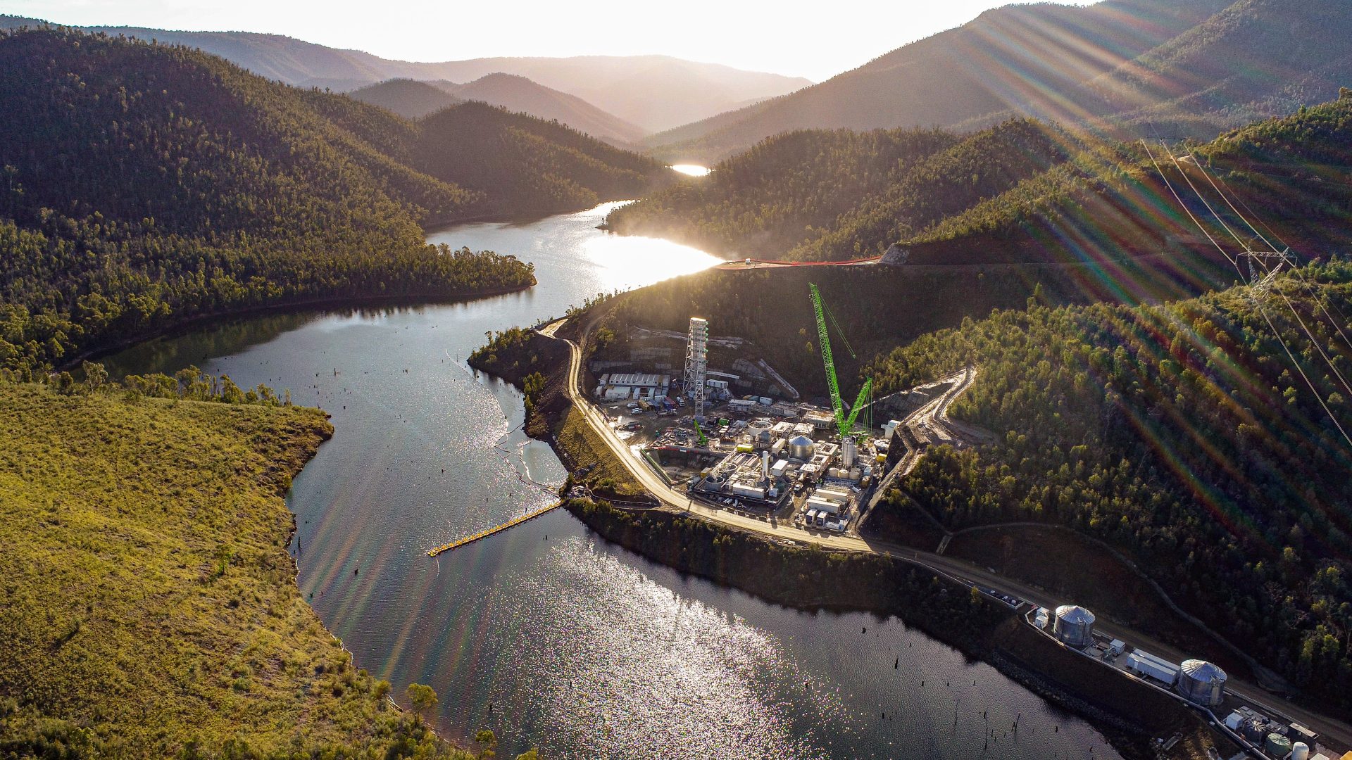 รูปที่ 7 โรงไฟฟ้าพลังงานน้ำของบริษัท Snowy Hydro