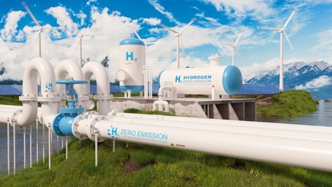 รูปที่ 4: ท่อส่งผ่านก๊าซไฮโดรเจน (Pipelines)